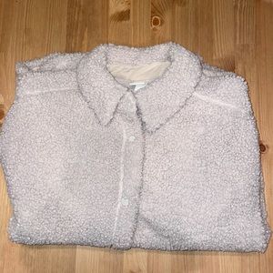 H&M Sherpa button up